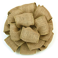 2-1/2" Wired Burlap Ribbon (25 yards)