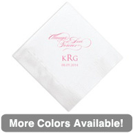Always Forever Love Napkin