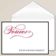 Always Forever Love Thank You Note