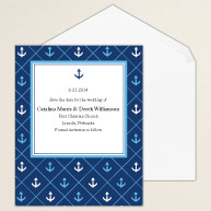 Anchors Away Save the Date Card