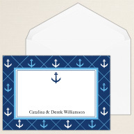 Anchors Away Thank You Note