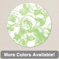 Antique Blossoms Round Labels