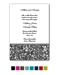 At Last Wedding Invitation