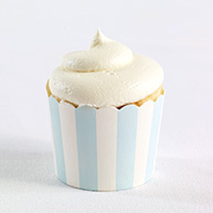 Baking Cups (pack of 25)-Blue Stripe