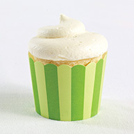 Baking Cups (pack of 25)-Green Stripe