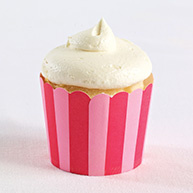 Baking Cups (pack of 25)-Hot Pink Stripe