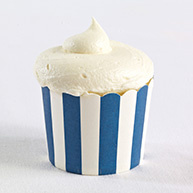 Baking Cups (pack of 25)-Navy Stripe
