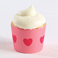Baking Cups (pack of 25)-Pink Heart