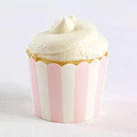 Baking Cups (pack of 25)-Pink Stripe