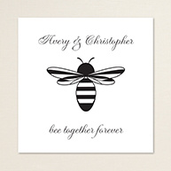 Bee Loved Square Label