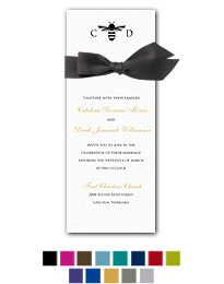 Bee Loved Wedding Invitation