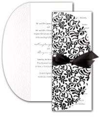 Brocade Wedding Invitation