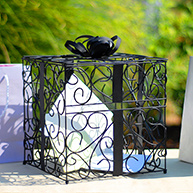 Black Reception Gift Card Holder
