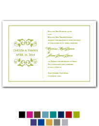 Blissful Wedding Invitation