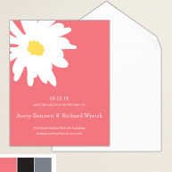 Bold Daisy Save the Date Card