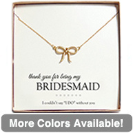 Bow Necklace