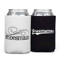 Bridesmaid and Groomsman Can Coolers