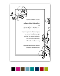 Flourishing Love Wedding Invitation