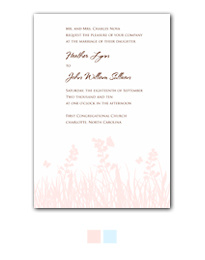 Butterfly Kisses Wedding Invitation