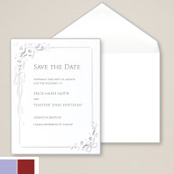 Calla Lilies Save the Date