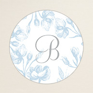 Carolina Elegance Round Label