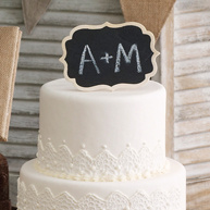 Chalkboard Cake Top