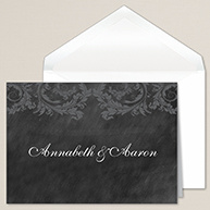 Chalkboard Flourish Thank You Note