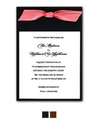 Color Duet Wedding Invitation