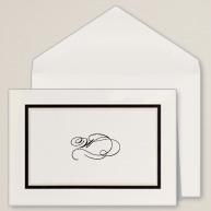 Colorful Chic in Ecru Thank You Note