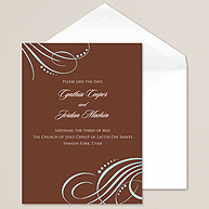 Contemporary Flourish Save the Date