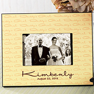 Custom "Daddy's Girl" Wedding Picture Frame