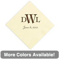 Custom Monogram Napkin