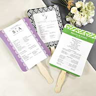 DIY Ceremony Program Fan Kit