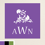 Dashing Damask Square Label