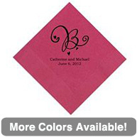 Decorative Initial Napkin