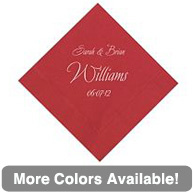 Decorative Names Napkin