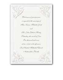 Dynasty Corners Wedding Invitation