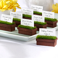 "Evergreen" Window Planter Place Card Holder