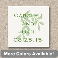 Elegant Branch Wedding Favor Tags