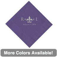 Fleur-de-lis Monogram Napkin