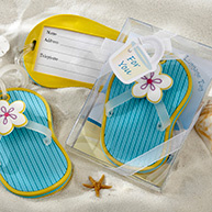 Flip Flop Luggage Tag Wedding Favor