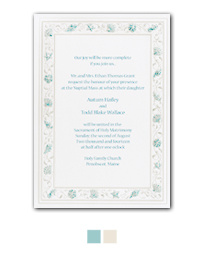 Gathering Sea Shells Wedding Invitation