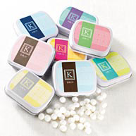 Greek Style Mint Tin Wedding Favor