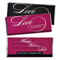 Hershey's&reg; Always Forever Love Personalized Large Chocolate Bar Favor