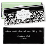 Hershey's&reg; Decorative Damask Personalized Large Chocolate Bar Favor