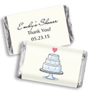 Hershey's&reg; Wedding Cake Mini Chocolate Bars Personalized Favor