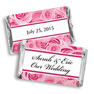 Hershey's&reg; Wedding Roses Mini Chocolate Bars Personalized Favor
