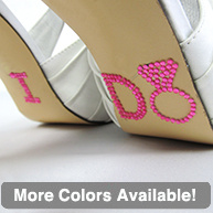 I-Do Shoe Stickers - Large Ring Design