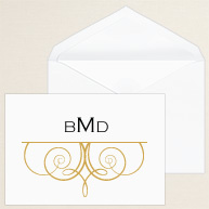 Imperial Scroll Thank You Note