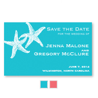 Imperial Starfish Save the Date Magnet